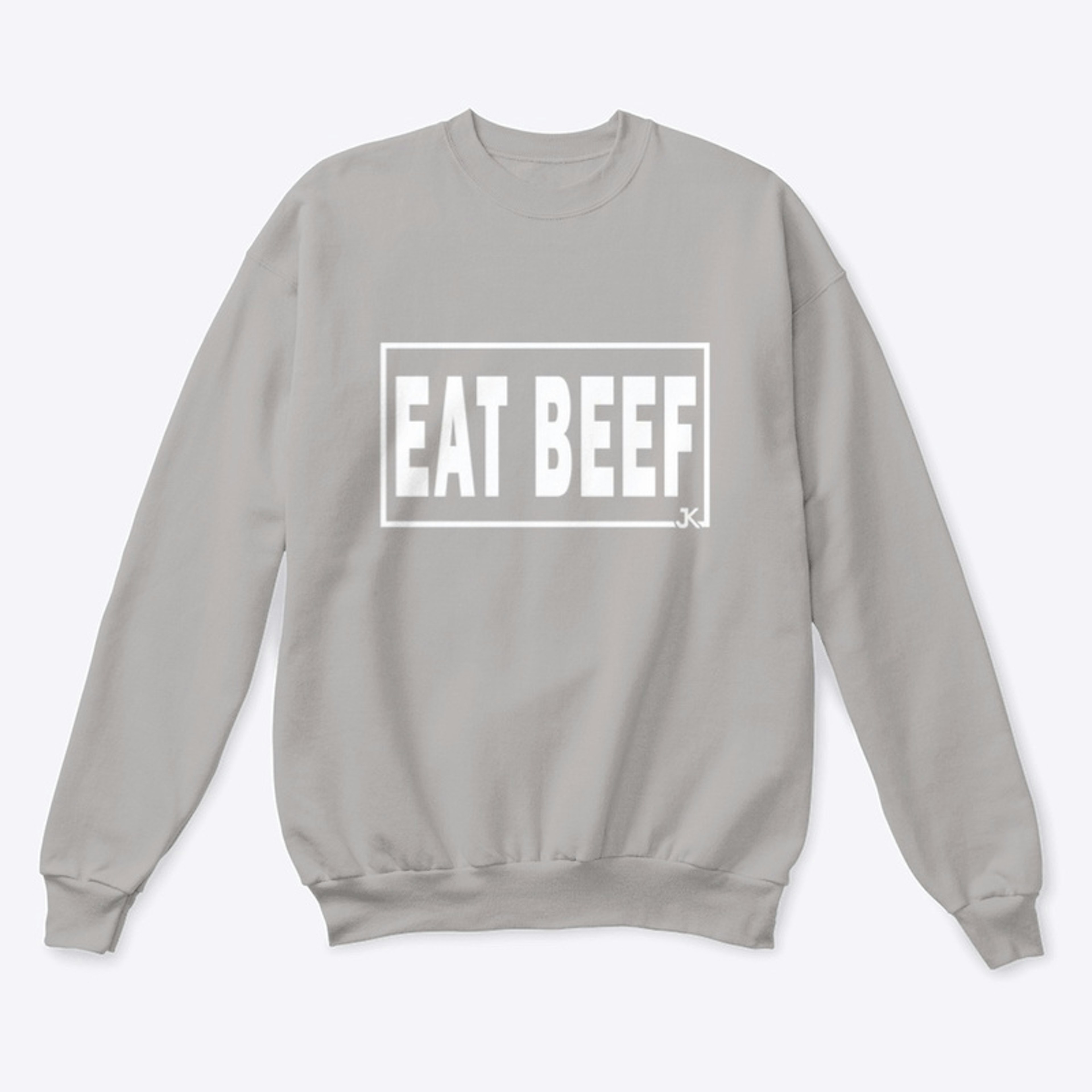 eat beef - white logo